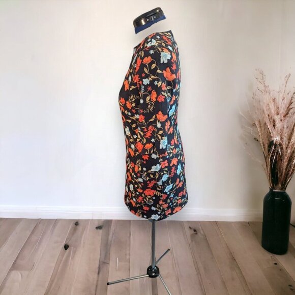 Reserved.com Floral Wednesday Adams Style Collar Dress Size US 4, UK 8, EUR 36 - Picture 4 of 13